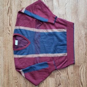 (XL) GABICCI Men's Vintage Made in Italy Grandpa Cozy Retro V Neck Italian Class